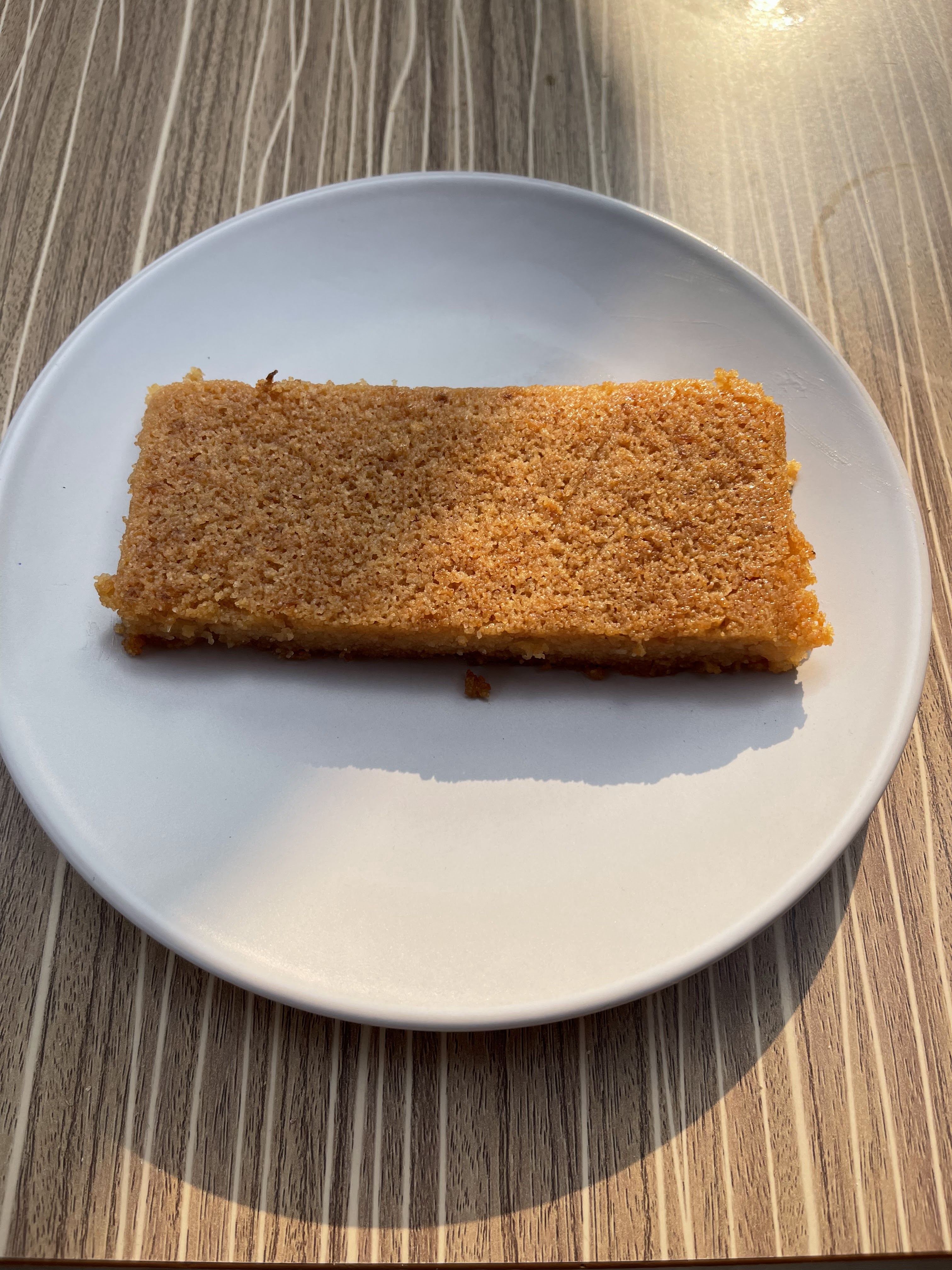 alt="Basbousa is a sweet Egyptian dessert"