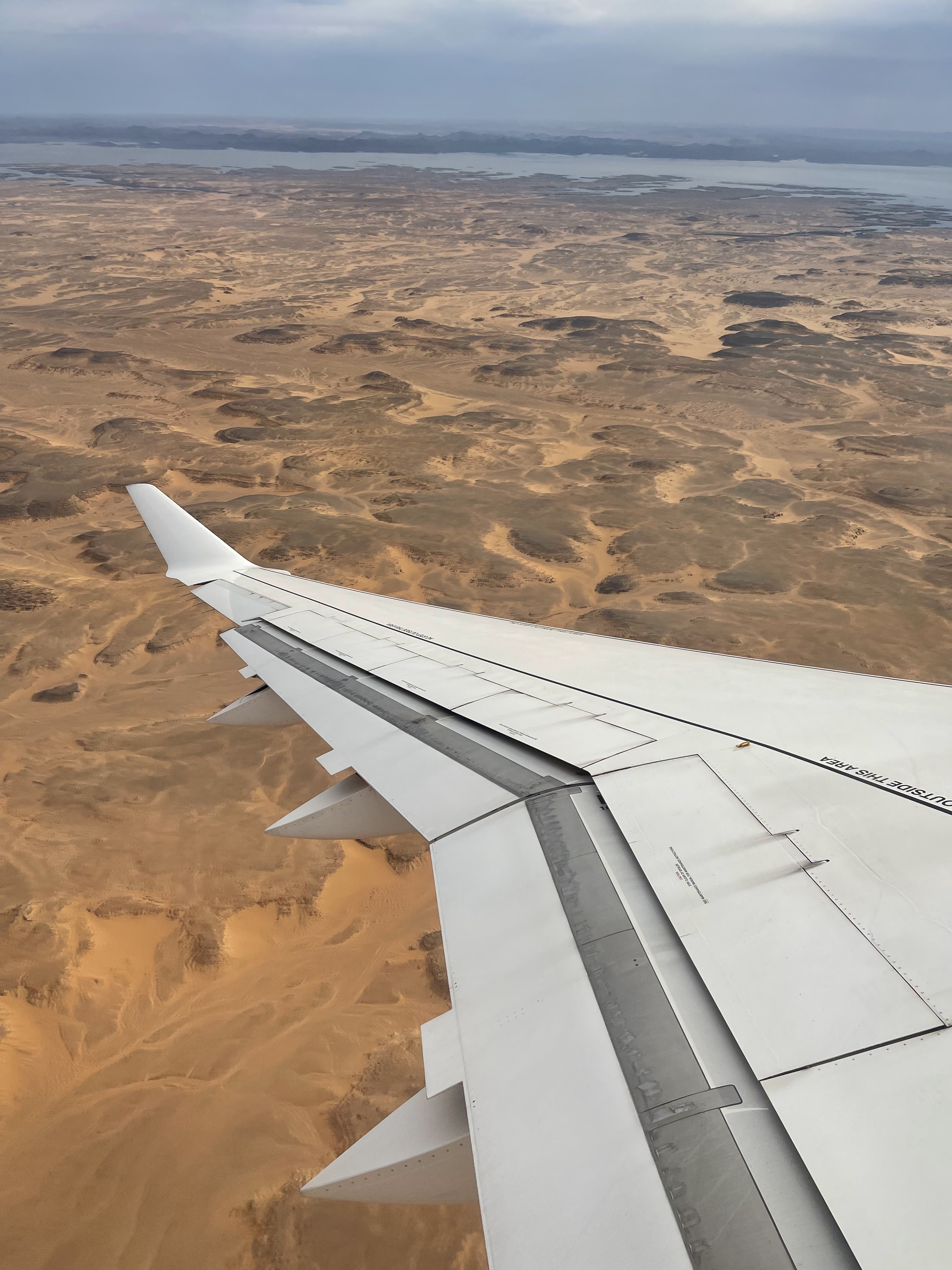 alt="flying over Aswan"