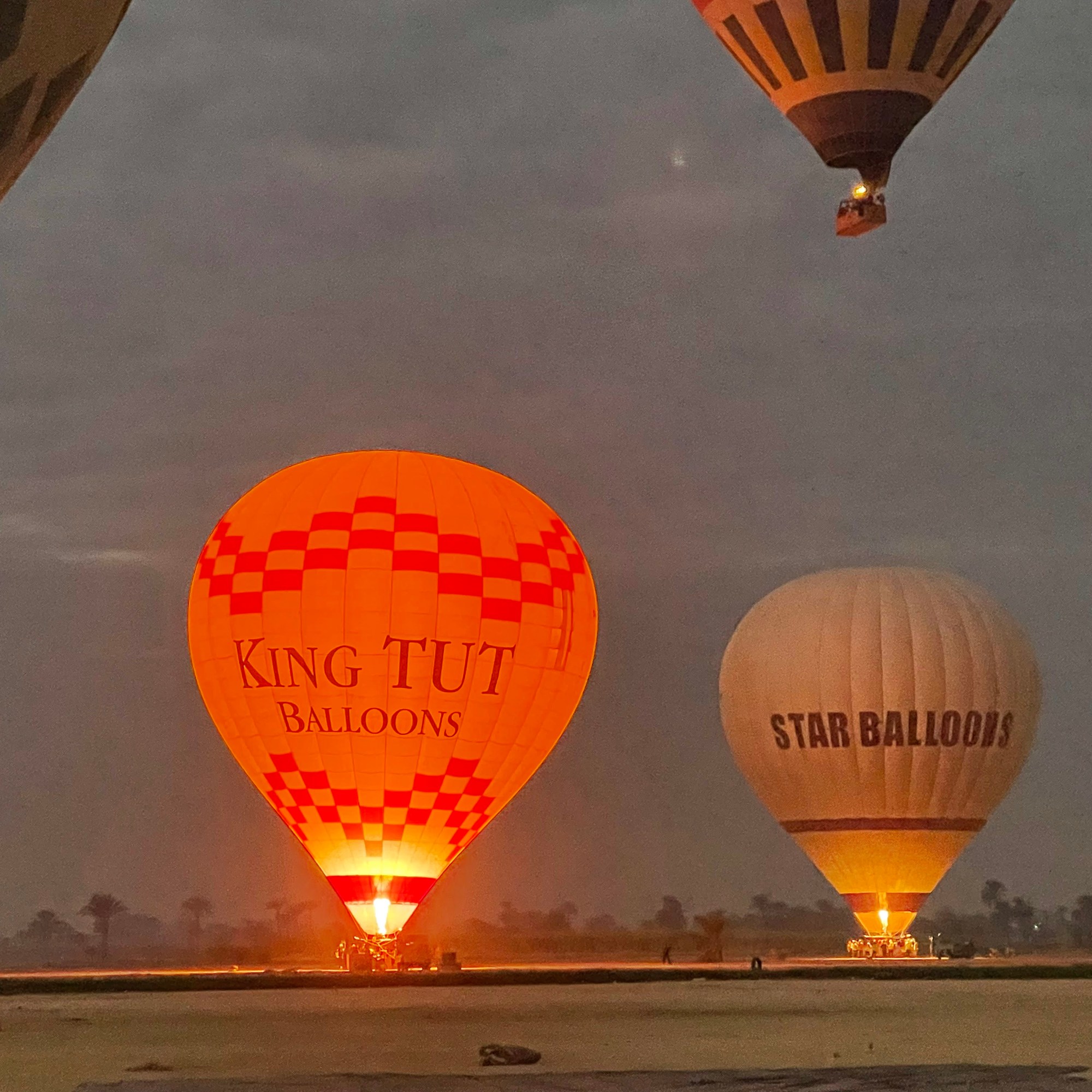 alt="hot air balloon in Luxor, Egypt"